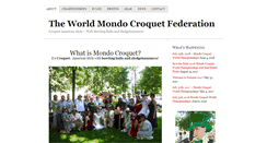 Desktop Screenshot of mondocroquet.com