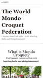 Mobile Screenshot of mondocroquet.com